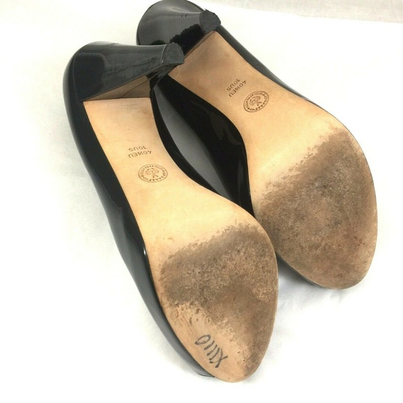 Bally Pump Patent Leather EDDI Black Classic Peep - Picture 6 of 8